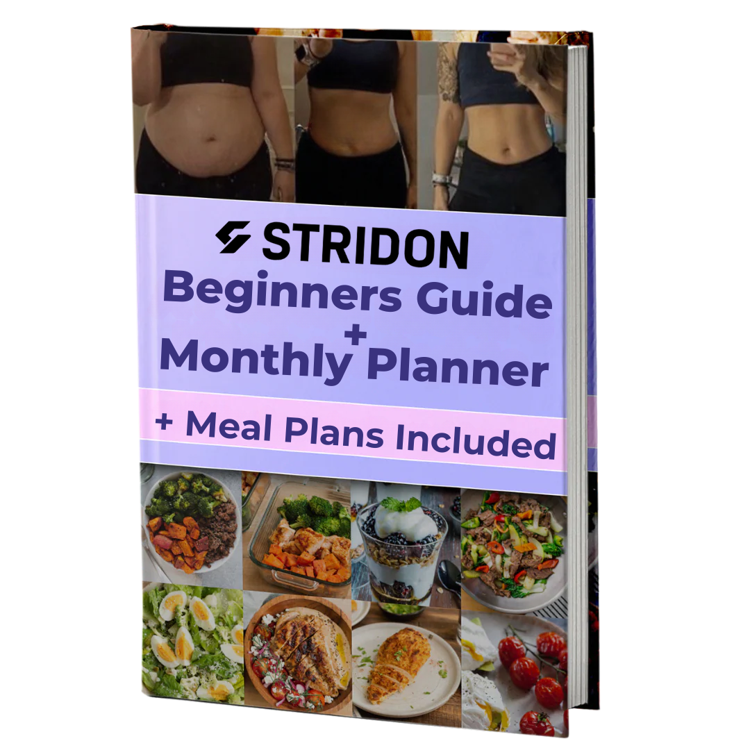 Free Stridon Glow Up Bundle (Begginers Guide + Fitness Planner + Meal Planner)