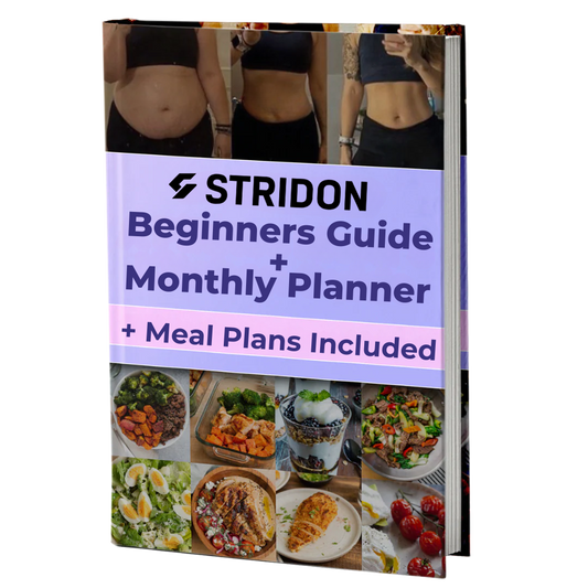 Free Stridon Glow Up Bundle (Begginers Guide + Fitness Planner + Meal Planner)