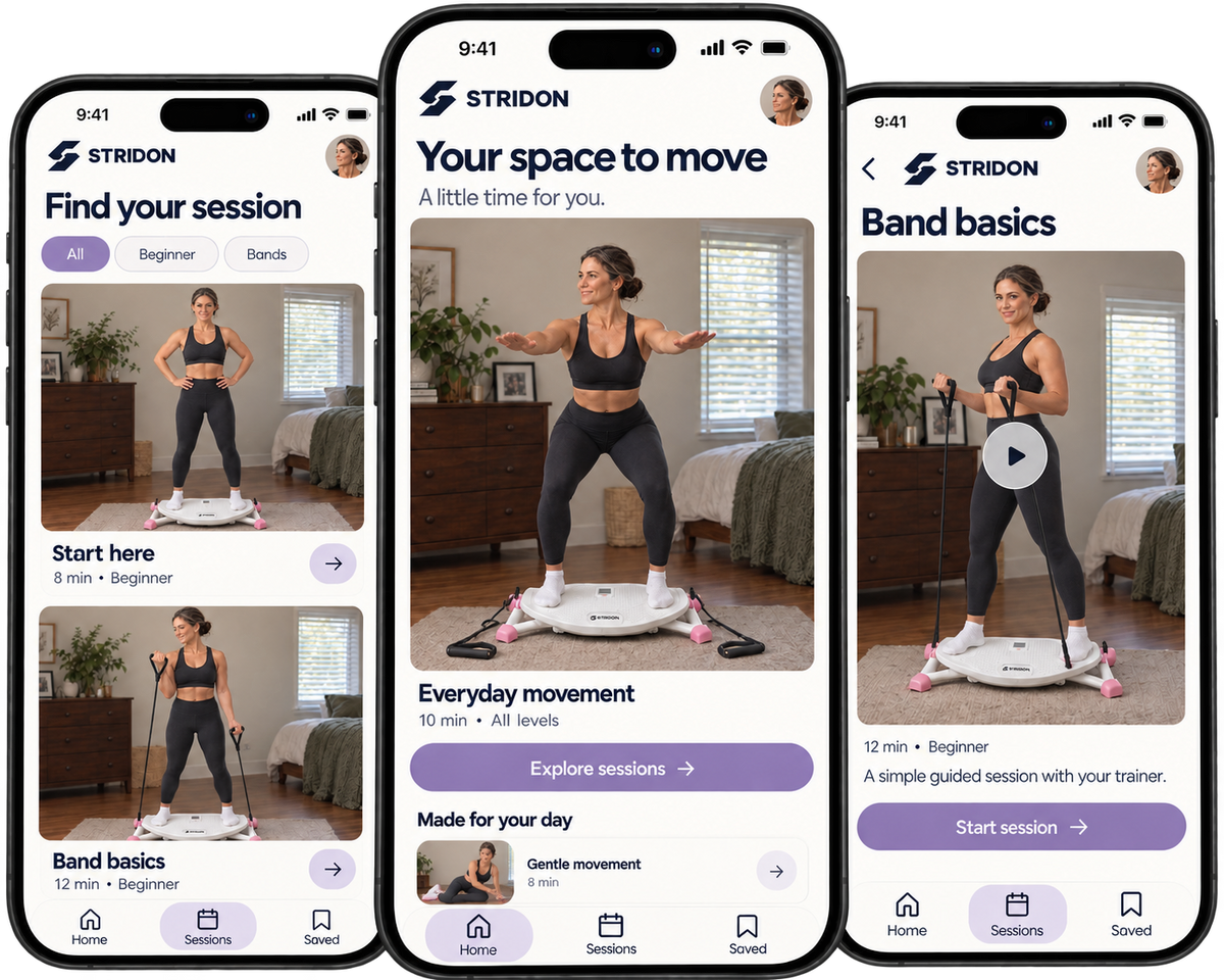 Stridon app preview — coming soon